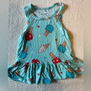 Posh Peanut ice cream dress, red white blue, sz 2T